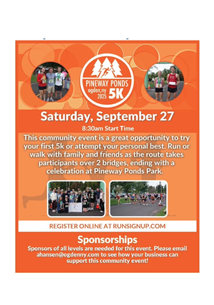 2025 Pineway Ponds 5k