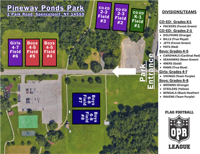 Flag Football Map